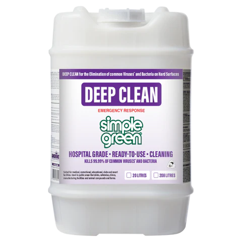 SIMPLE GREEN DEEP CLEAN ANTIVIRAL & ANTIBACTERIAL CLEANER 20L