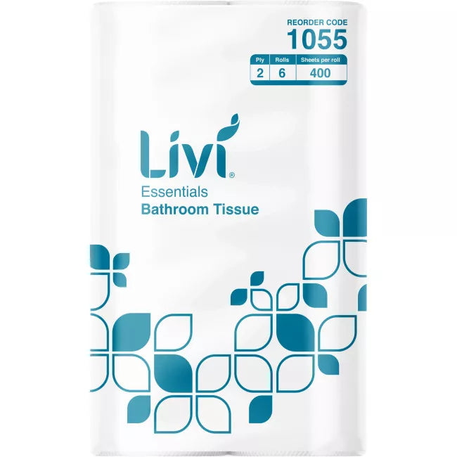 LIVI ESSENTIALS TOILET TISSUE | 2PLY 400SHEET X 36 CARTON
