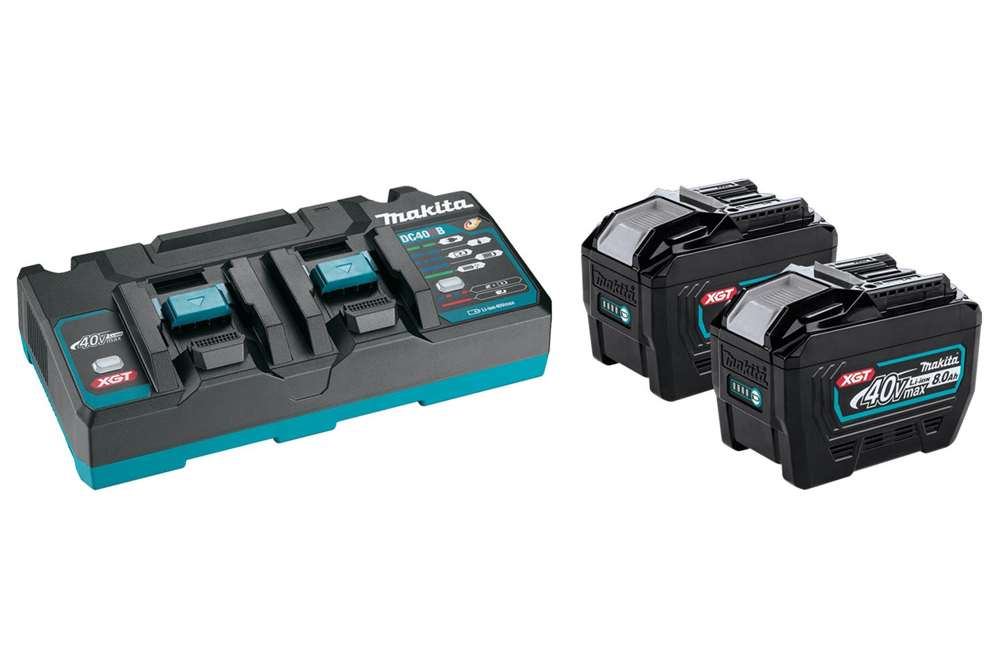 MAKITA 40V (8.0Ah) XGT BATTERY & CHARGER STARTER PACK 1913Y8-9
