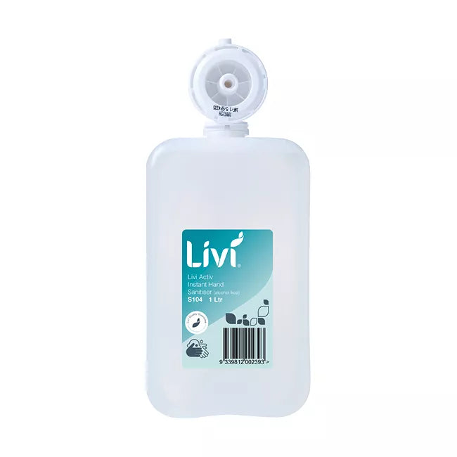 LIVI INSTANT FOAMING SANITISER 6x1L