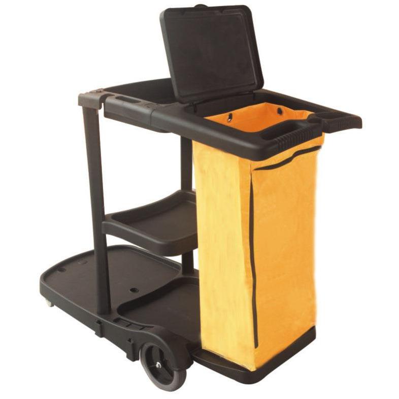 JANITOR CART BLACK
