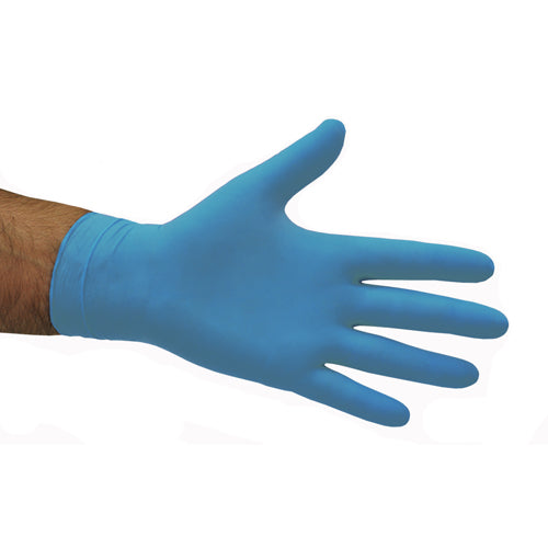 POMONA POWDER FREE NITRILE GLOVES BLUE 100PK