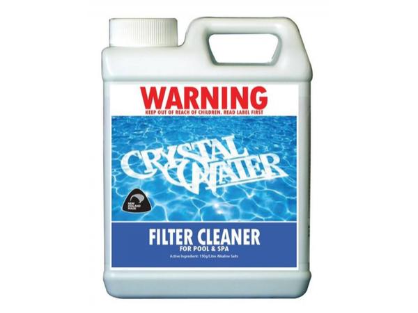 CRYSTAL WATER POOL & SPA FILTER CLEANER 1LT