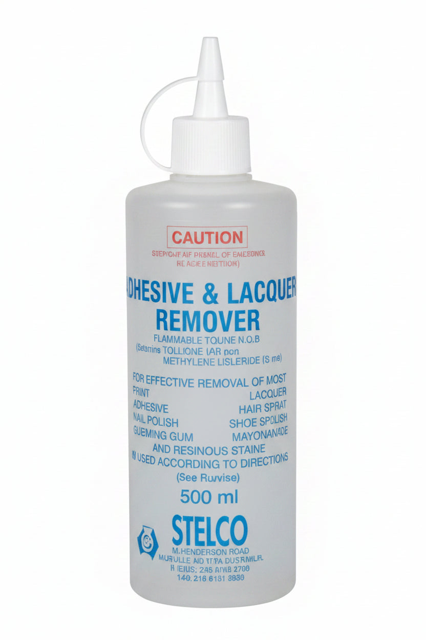 STELCO ADHESIVE & LACQUER REMOVER