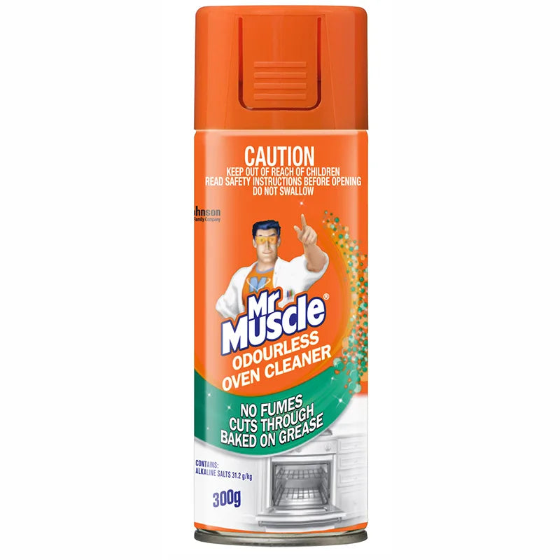 MR MUSCLE ODOURLESS AEROSOL OVEN CLEAN 300g