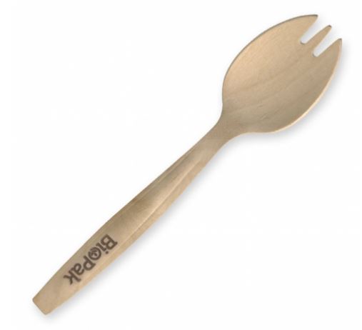 16CM WOOD SPORK