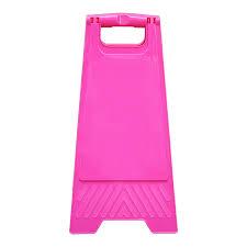 GALA A-FRAME SAFETY SIGN - BLANK PINK