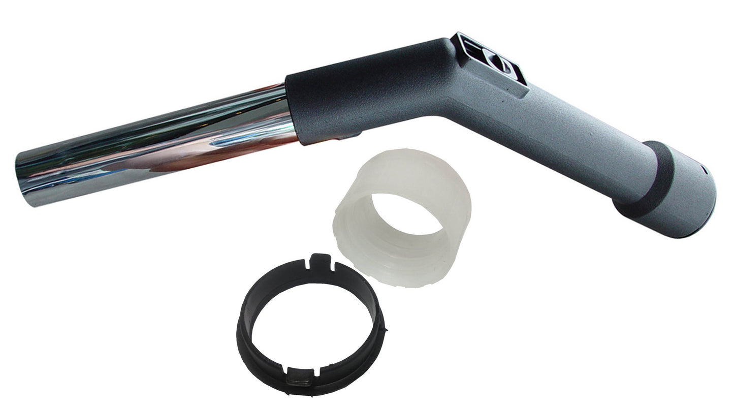 BENT END PLASTIC/CHROME TIP 32MM