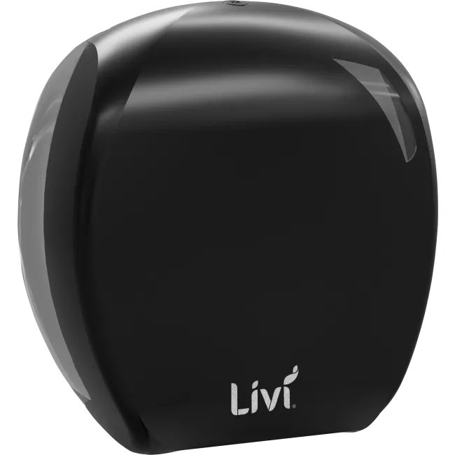 LIVI JUMBO TOILET TISSUE CARBON BLACK DISPENSER