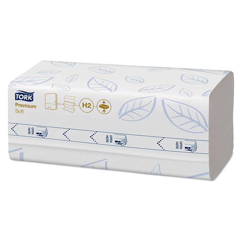 TORK H2 XPRESS COMPRESSED SOFT MULTIFOLD HAND TOWEL | 2PLY 225SHEET X 12 CARTON