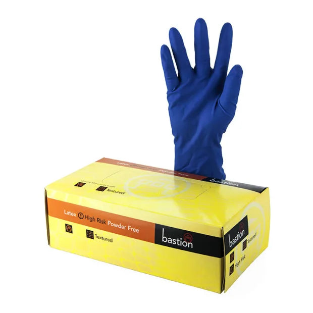 BASTION LATEX HI RISK GLOVES CARTON 10 X 50PK