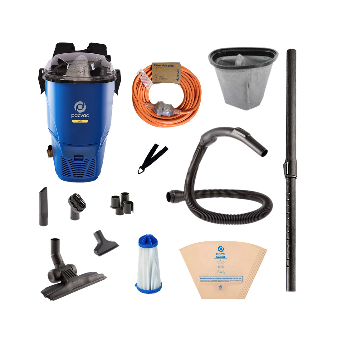 PACVAC VELO CORDED BACKPACK VACUUM
