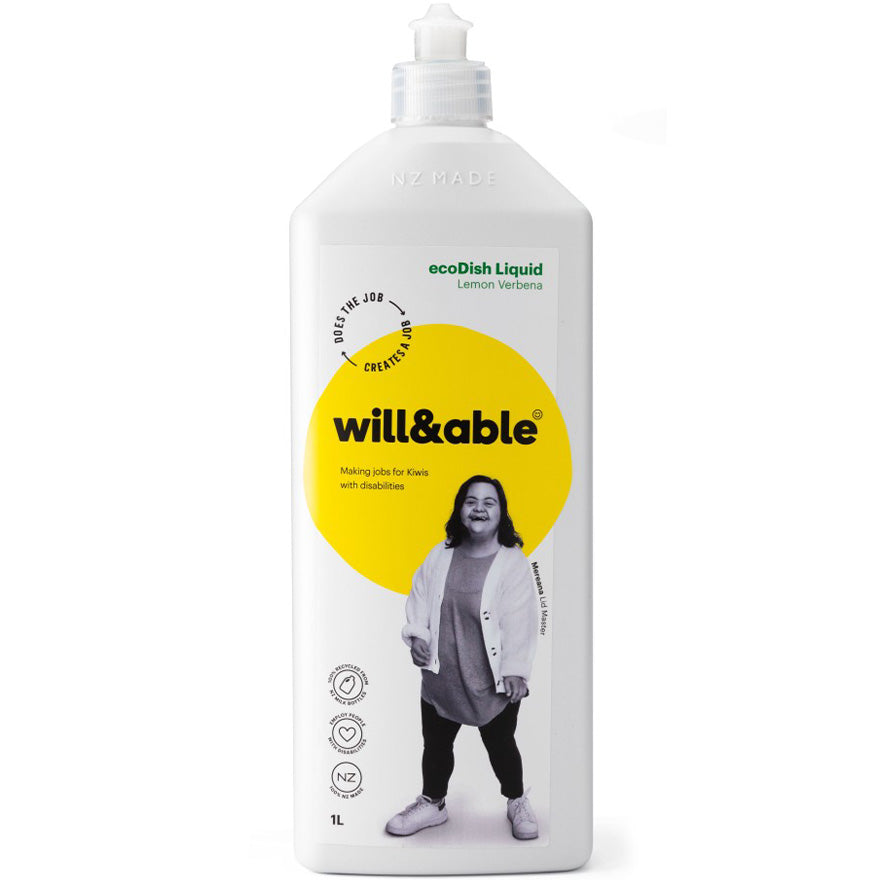 WILL & ABLE DISH LIQUID 1L