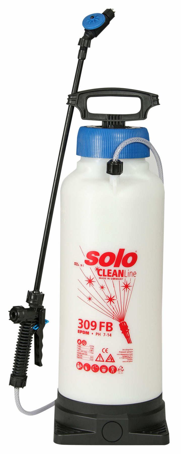 SOLO CLEANLINE FOAMING SPRAYER 9L EPDM SEALS