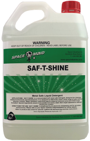 SPACE SAF-T-SHINE DISHWASH LIQUID | 5L