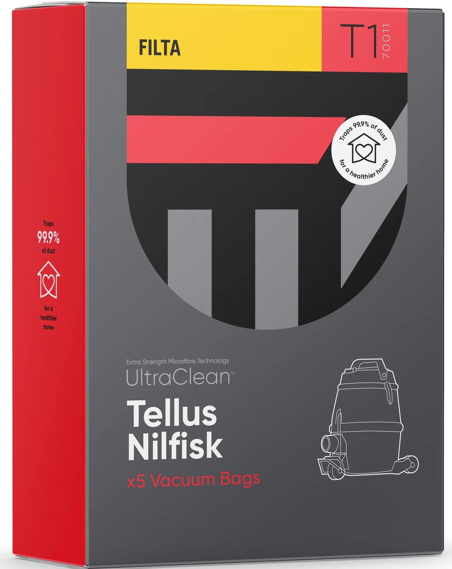 T1 - ULTRACLEAN TELLUS GA70-GM90 SMS MULTI LAYERED VACUUM BAGS 5 PACK