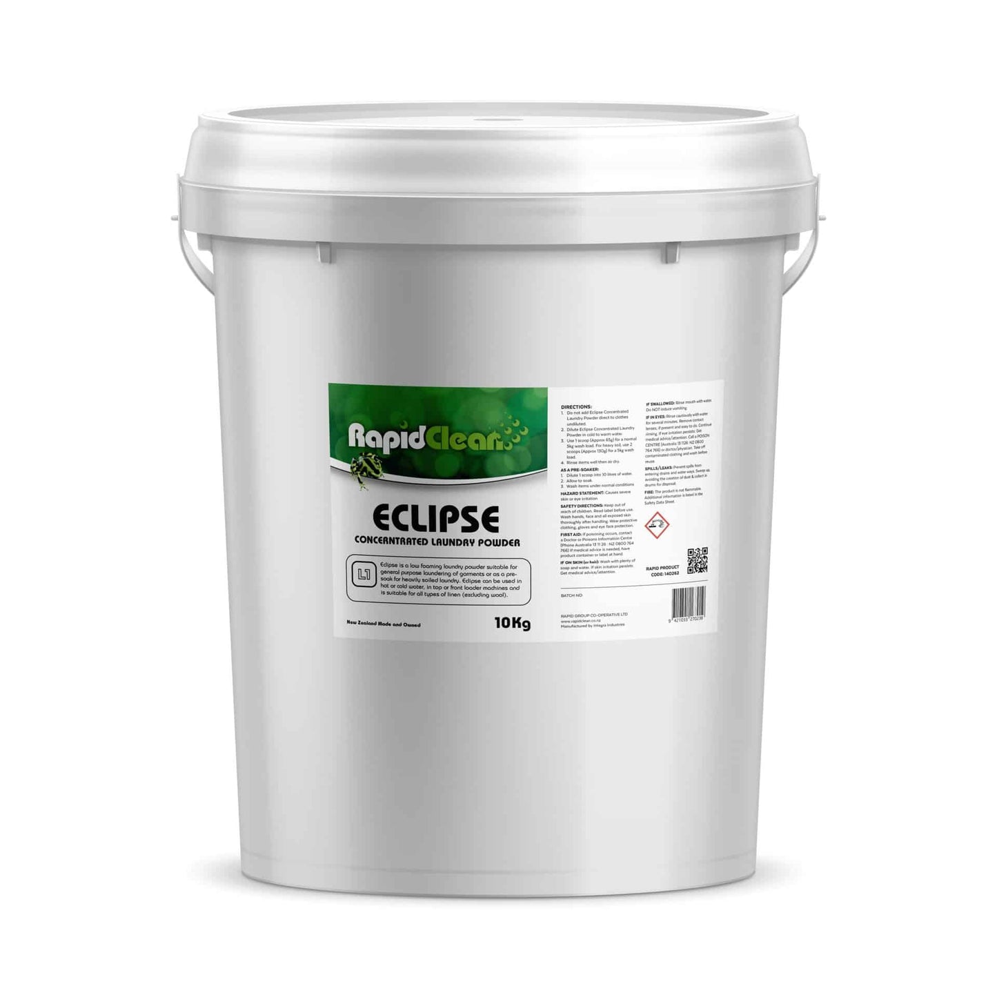 RAPID CLEAN ECLIPSE CONCENTRATED LAUNDRY POWDER 10KG