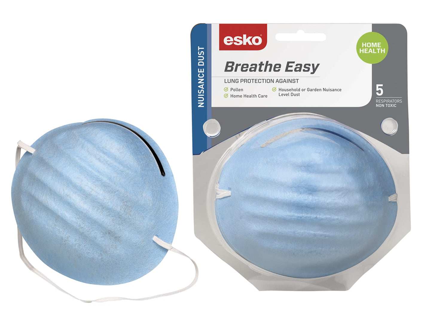 ESKO BREATHE EASY NUISANCE DUST MASK | 5PK