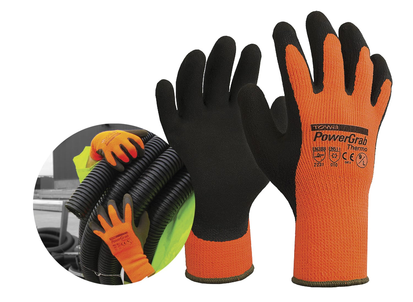 ESKO TOWA POWERGRAB THERMO GLOVE | 12PC