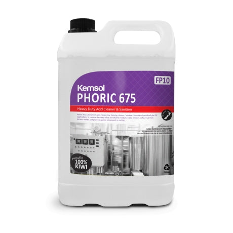 KEMSOL PHORIC 675 HD ACID CLEANER & SANITISER 5L