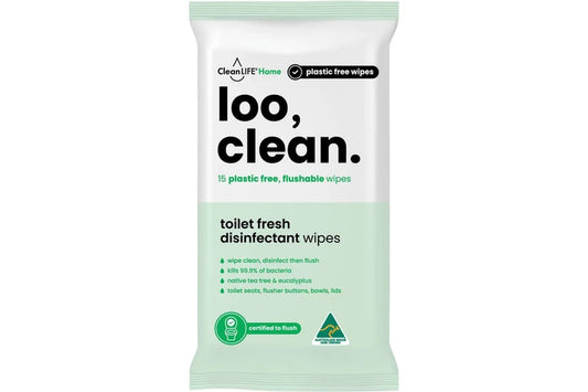 CLEANLIFE LOO CLEAN WIPES | CARTON OF 6
