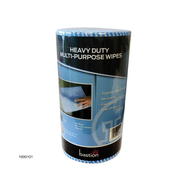 BASTION HEAVY DUTY WIPES ON A ROLL CARTON OF 4