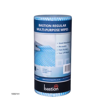 BASTION REGULAR WIPES ON A ROLL CARTON OF 6