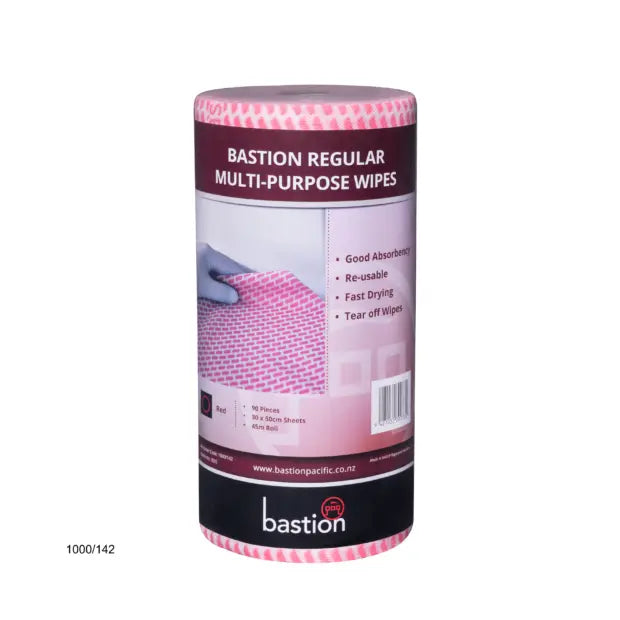 BASTION REGULAR WIPES ON A ROLL CARTON OF 6