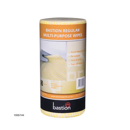 BASTION REGULAR WIPES ON A ROLL CARTON OF 6