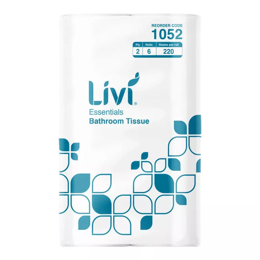 LIVI ESSENTIALS TOILET TISSUE | 2PLY 220SHEET X 72 CARTON