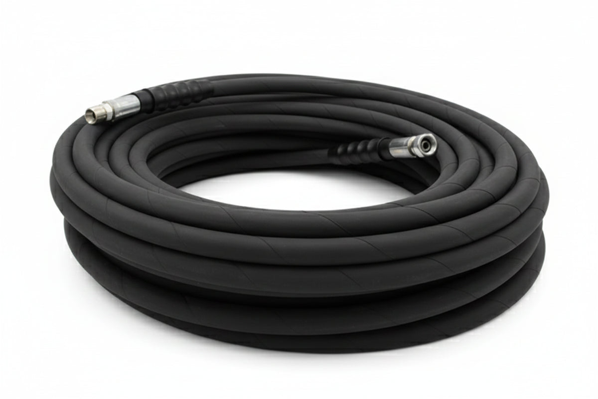 1/4 RUBBER 1WIRE BRAIDED PRESSURE HOSE