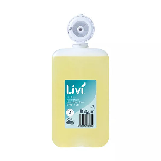 LIVI ACTIV ANTIMICROBIAL FOAMING SOAP 1L