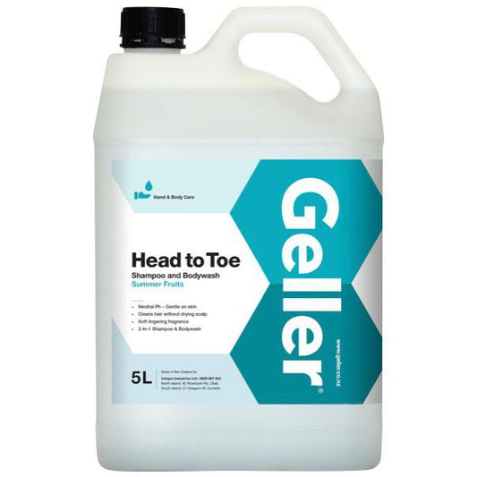 GELLER HEAD TO TOE BODY/HAIR WASH 5L