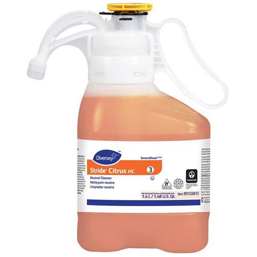 DIVERSEY STRIDE TM CITRUS SMARTDOSE 1.4L X2 CARTON