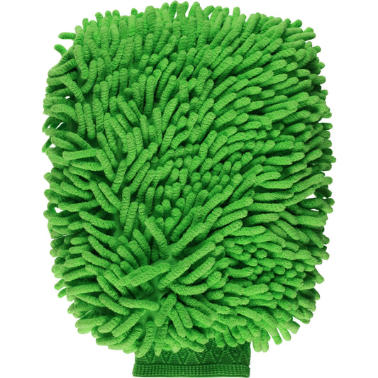 MICROFIBRE GLOVE/MITT DUSTING - CLEANING GREEN