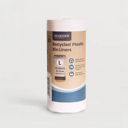 ECOPACK 36L RECYCLED BIN LINER 30PC