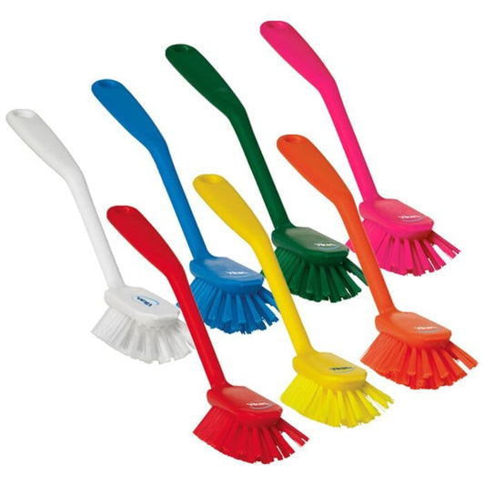 VIKAN DISH BRUSH W/ SCRAPER | MEDIUM 280MM