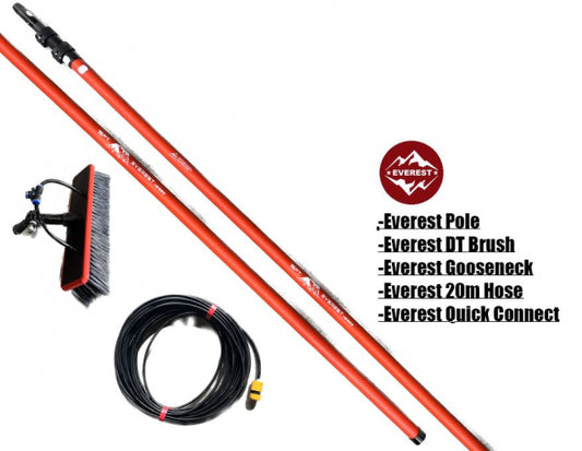 EVEREST HYBRID CARBON15ft/4.5m (3 section) POLE COMPLETE - HB1503