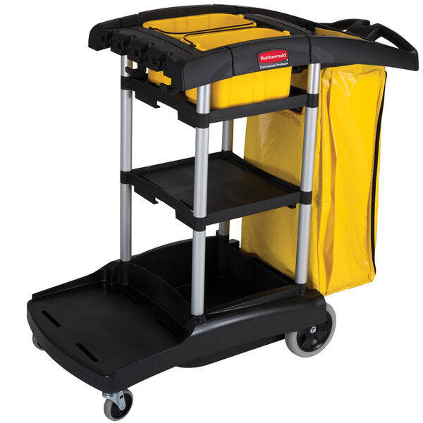 RUBBERMAID HIGH CAPACITY CLEANING CART