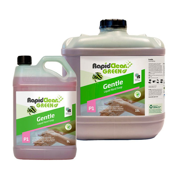 RAPID CLEAN GREEN GENTLE PINK LIQUID HAND SOAP