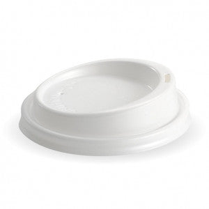 8(90mm) 12, 16 & 20oz LARGE CLEAR BIOPLASTIC LID CARTON 1000PC