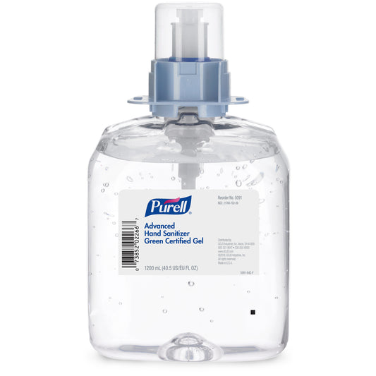 PURELL FMX12 ADVANCED HAND SANITIZER GREEN CERTIFIED GEL 4PC