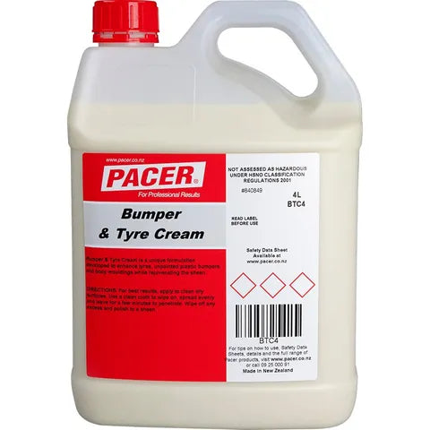 PACER BUMPER AND TYRE CREAM 4L
