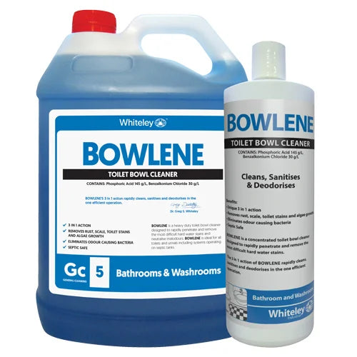 WHITELEY BOWLENE TOILET CLEANER 5L (CARTON 3PC)