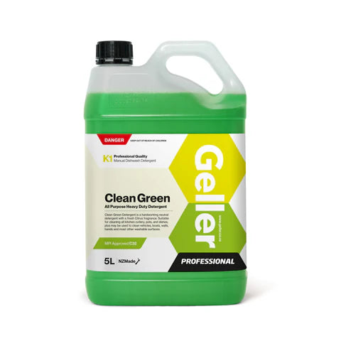 GELLER CLEAN GREEN HD MULTIPURPOSE DETERGENT 5L