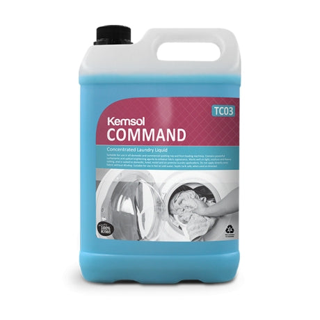 KEMSOL COMMAND CONCENTRATED LAUNDRY LIQUID