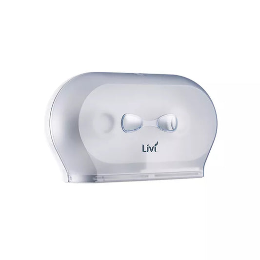 LIVI MINI DOUBLE JUMBO TOILET ROLL DISPENSER