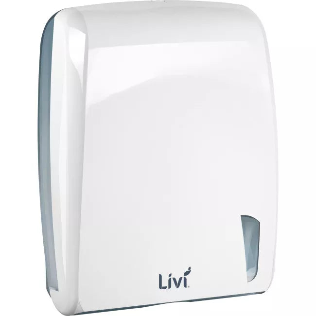 LIVI INTERFOLD TOWEL DISPENSER | WHITE