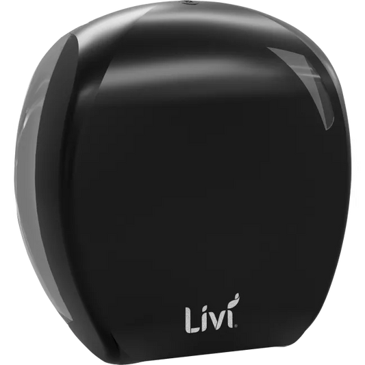 LIVI JUMBO TOILET TISSUE CARBON BLACK DISPENSER