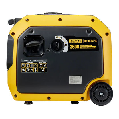 DEWALT 3.6KVA INVERTER GENERATOR WITH ELECTRIC START